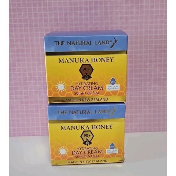 The Natural Land Manuka Honey Hydrating Day Cream 1.69 fl oz Hydrating Cream X2 - Picture 7 of 7